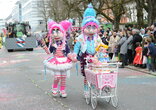 Närrisches Treiben an der Winterthurer Hauptfasnacht